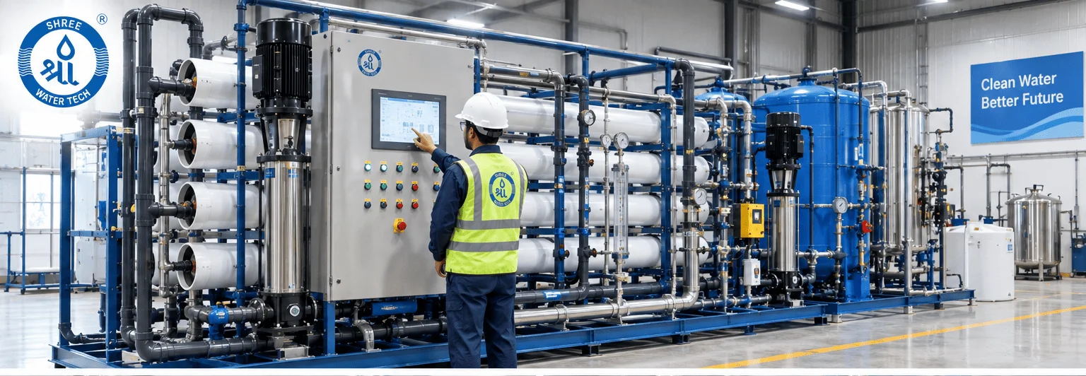 Automatic RO Plant manufacturer in Pune with PLC control panel