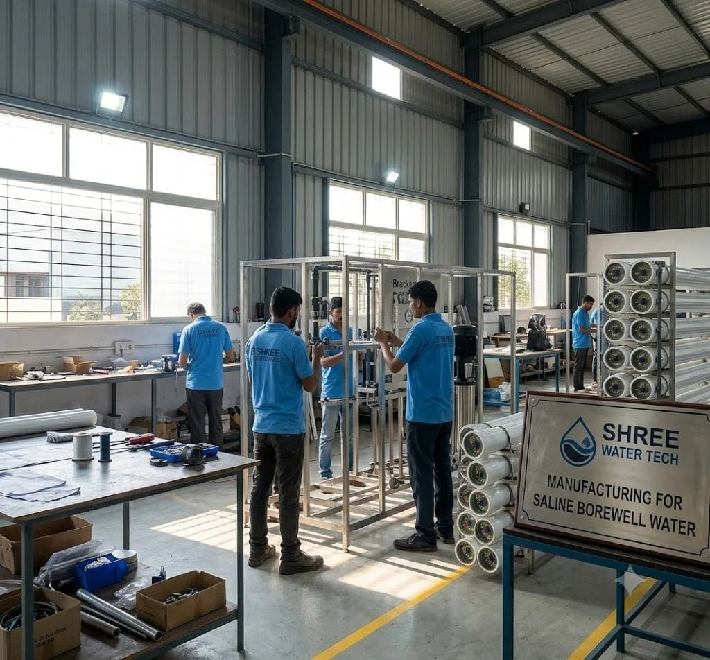 Brackish Water RO Plant manufacturer in Pune for saline borewell water