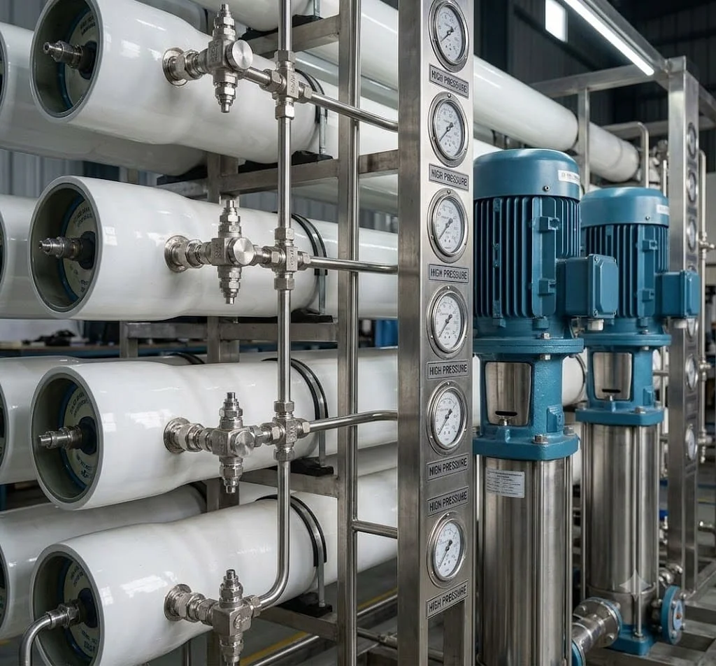 High pressure Brackish Water Reverse Osmosis membrane system