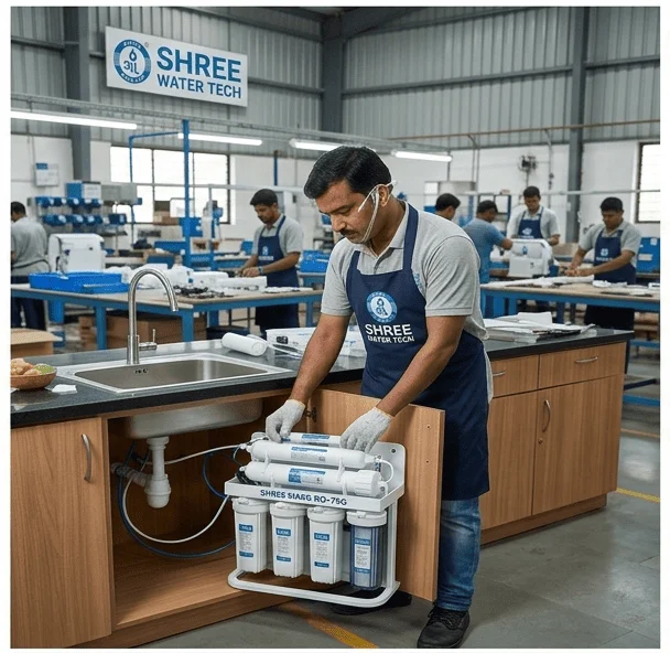 Domestic RO Plant manufacturer in Pune - under sink household RO system