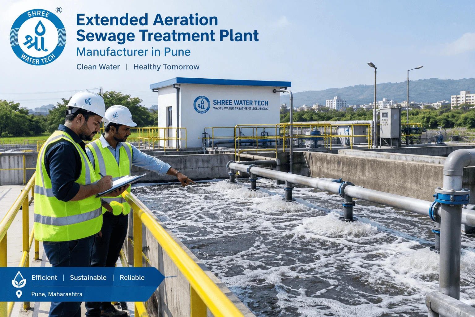 Extended Aeration Sewage Treatment Plant manufacturer in Pune