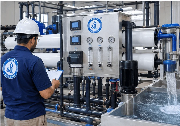Complete turnkey RO plant commissioning and testing